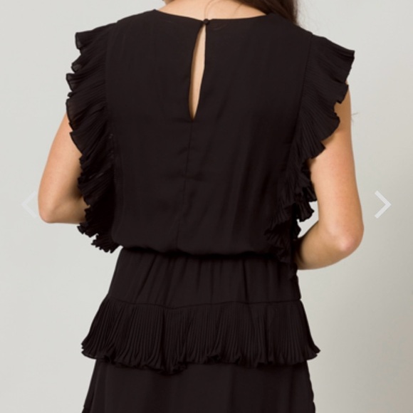 TCEC Black Ruffle Mini Dress - Picture 6 of 12